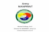 Army MANPRINT - … The Operational Effectiveness Of The ... US forces used Soviet-built tanks that resembled Iraqi vehicles. ... Integration Working Groups • Attended Logistics