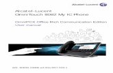 Alcatel-Lucent OmniTouch 8082 My IC Phone - Ramelec · Alcatel-Lucent OmniTouch 8082 My IC Phone ... Thank you for choosing an Alcatel-Lucent phone. ... Keypad Alarms Homepage. 4