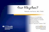Got Rhythm? - Memorial Hermann Health Systemheart.memorialhermann.org/uploadedFiles/_Library_Files/Heart...Got Rhythm? Ramesh Hariharan, MD, FHRS Professor of Cardiology UTHealth Medical