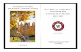 20th Anniversary Booklet - Willamette Universitywillamette.edu/community/icl/pdf/20th_anniversary_booklet.pdf · Walter Achterman, University Liaison Sybil Westenhouse, Member-at-Large