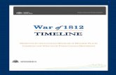 TIMELINE - Niagara Historical Society Museum · War of 1812 TIMELINE . ... of these violations of the principles of freedom of the high seas, ... “Free Trade and Sailor’s Rights,”