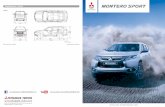 17MY MONTERO S GCC LHD Catalog Eng world is yours in the new MONTERO SPORT. Whether confidently exploring rough terrain in the wilderness or attracting admiration on city streets,