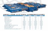 ARIEL KBB and KBV COMPRESSORS - Daya Mitra · ARIEL KBB and KBV COMPRESSORS Frame KBB/4 KBB/6 KBV/4 KBV/6 Number of throws 4 6 4 6 Rated power, BHP 6667 10000 6667 …