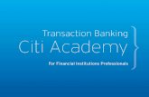 External Presentations - Banking with Citi · Evolving Banking Landscape Challenges for ... This presentation is not a commitment or firm offer and does not obligate us to enter into