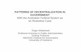 PATTERNS OF DECENTRALIZATION IN GOVERNMENT With the ... · PATTERNS OF DECENTRALIZATION IN GOVERNMENT ... – understand federalism as one form of ... Unitary versus Federal: are