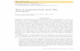 The Conventional and the Analytic*€™s in ‘‘Truth by Convention’’ are in our view decisive: the truth of conventionalism C requires that the class of logical truths and