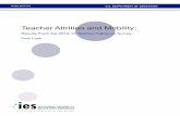 Teacher Attrition and Mobility - ERIC · Teacher Attrition and Mobility: Results From the 2012 –13 Teacher Follow-up Survey First Look. ... stayers, movers, and leavers: 1988–89