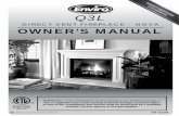 DIRECT VENT FIREPLACE - NOVA OWNER’S MANUAL Q3L-S Own… · Routine Maintenance.....10. Cleaning The Glass ... Framing Plate Installation ...
