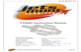 User Manual VT80BL - JetsMunt · VT80BL Instruction Manual VT80BL Instruction Manual Page 1 Specifications: ... Always handle turbine fuel and oil with care as they are highly ﬂammable.