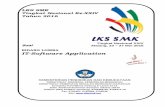 BIDANG LOMBA IT-Software Application · Soal LKS SMK XXIV Tahun 2016 Hal 2 dari 35 PROJECT OVERVIEW In this Test Project, you are required to develop an information system following