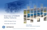 Overview of ESBWR Safety Features - Atoms for Peace and ... · The GEH ESBWR builds on the successful operational history of ... Copyright 2013 GE Hitachi Nuclear Energy International,
