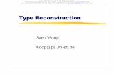 Type Reconstruction - uni-saarland.de · Type Reconstruction ... Polymorphism Let-Polymorphism ... Seminar: Types and Programming Languages Nonstandard Unification