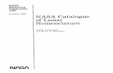 N/ SA - Jonathan's Space Home Page ·  · 2005-05-24N/ SA NASA Catalogue of Lunar Nomenclature ... MINOR and MISCELLANEOUS FEATURES• ii Part 2 - Listings Group I ... the letter