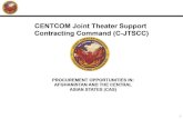CENTCOM Joint Theater Support Contracting … Joint Theater Support Contracting Command (C-JTSCC) ... CENTCOM Joint Theater Support ... Presented at the 2012 Navy Gold Coast Small