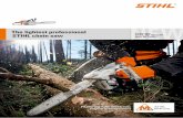 The lightest professional STIHL chain saw STIHL MS 311 ... · 2 1 STIHon LMicrT - Low power-to-weight ratio 3 Secured nut STIHL M-Tronic ... Tools and accessories: They say a craftsman