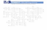STAGEiT! Shakespeare Hamlet Crossword Puzzle docs/STAGEiT! Shakespeare... · STAGEiT! Shakespeare Hamlet Crossword Puzzle 1 2 3 4 5 6 7 8 ... fencing. 8 To fool with me. 9 ... Ancontest