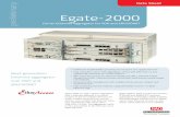 Egate-2000radproductsonline.com/documents/egate-2000_ds.pdfThe Access Company Egate-2000 preliminary Carrier Ethernet Aggregator for PDH and SDH/SONET Data Sheet • EoPDH and EoSDH/SONET