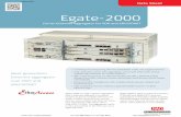 Egate-2000 DS - Cutter Networks - Call:727-398-5252 … Access Company Egate-2000 Carrier Ethernet Aggregator for PDH and SDH/SONET Data Sheet Grooming and transporting PDH and SDH/SONET