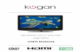 USER MANUAL - cdn.kogan.com.aucdn.kogan.com.au/uploads/manuals/Kogan-PRO22-manual.pdf · 4 Connection Rear connection panel Number Name Function Description 1 HDMI HDMI input jacks