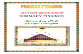 ACTION RESEARCH SUMMARY FINDINGSrg084539/PDF/Project PYRAMID Action Research Findings...ACTION RESEARCH SUMMARY FINDINGS ... culturally appropriate-- including psycho-social ... process.