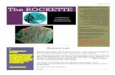 April 2015 The ROCKETTE SGMS Mission Statement · SGMS Mission Statement ... mission through year-round offerings of field trips, lapidary workshops, ... Julie the Rockhound-Gail