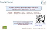 Flexible Learning of Control and Automation using Remote ... · Flexible Learning of Control and Automation using Remote Laboratory - GEN360 D. S. Laila, J. Steele-Davies, T. J. Hunt,