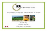 A Vision for Sustainability of Alternative Fuels for Aviation€¦ ·  · 2012-07-27A Vision for Sustainability of Alternative Fuels for Aviation ... rsb@epfl.ch E n e r g y C e
