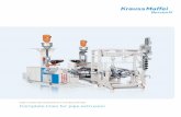 PROFIT FROM THE EXPERTISE OF A SYSTEM ... FROM THE EXPERTISE OF A SYSTEM SUPPLIER Complete lines for pipe extrusion IN PARTNERSHIP WITH INDUSTRY KraussMaffei is a premium partner for