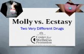Molly vs. Ecstasy - Center for Wellness Promotion | Center ... · Ecstasy and Molly Have Some of the Same Effects “Positive” Negative O Euphoria O Increased empathy O Heightened