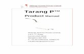 Wireless controls in action Tarang P™ - FCC ID · report. Tarang P User Manual Page 5 of 17 2. ... Tarang-P series modules are designed with low to medium transmit power and for