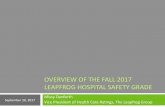 OVERVIEW OF THE FALL 2017 LEAPFROG HOSPITAL SAFETY GRADE · OVERVIEW OF THE FALL 2017 LEAPFROG HOSPITAL SAFETY GRADE ... Presentation Overview 2 ... Measures are endorsed or in use