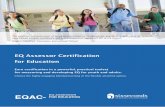 EQAC EQ ASSESSORFOR EDUCATION - Six Seconds · EVS: Education Vital ... The best-in-class tool for measuring and developing emotional ... The toolkit also includes introductory presentation