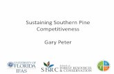 Sustaining Southern Pine Competitiveness Gary Petersfrc.ufl.edu/pdf/spring_Symposium_2015/Peters.pdf · Pine Chemicals A $3 Billion/Y Industry • Global pine oleochemical industry