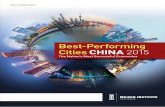 Best-Performing Cities CHINA 2015 nonprofit, nonpartisan economic think tank, the Milken Institute works to improve lives around the world by advancing innovative economic and policy