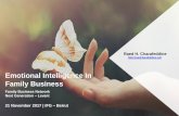 Emotional Intelligence In Family Business - Official Websiteraedcharafeddine.net/.../Emotional-Intelligence-in-Family-Business... · What to do when loosing a ... severe Game Theory