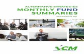 ALTERNATIVE STRATEGIES MONTHLY FUND SUMMARIES NCM’s proven methodology, our ... NOTES 1. Fund yields are ... a quarterly distribution of $0.107 to help with downside protection.