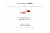 Internship Report on Designing a Lean Recruitment … REPORT ON DESIGNING A LEAN RECRUITMENT PROCESS AT ROBI AXIATA LIMITED Submitted To: SYED MAHMUDUR RAHMAN Senior Lecturer BRAC