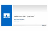 NetApp DevOps Solutions · NetApp on NetApp DevOps Story 6 © 2015 NetApp, Inc. All rights reserved. NetApp Proprietary – Limited Use Only FlexVol Snapshots Flexclones
