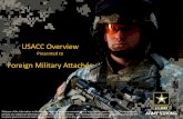 USACC Overview - United States Department of Defense · USACC Overview Presented to ... Cadet Command Vision USACC is America’s preeminent leadership ... JROTC CPG DCS, G4 Force