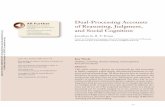 Dual-Processing Accounts of Reasoning, Judgment, …francisp/Phil488/EvansDualProcessing... · Dual-Processing Accounts of Reasoning, ... All these theories have in common the ...