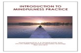 INTRODUCTION TO MINDFULNESS PRACTICE - …astralsite.com/present/TCC2015/Ruby-Mindfulness_Practice.pdfMindful Eating Exercise: The purpose of this exercise is to help raise awareness