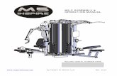 M5.2 ASSEMBLY & OPERATION MANUAL - Inspire Fitness · M5.2 ASSEMBLY & OPERATION MANUAL. ... 13 Press Arm Assembly 1 69 Large Plastic Washer 4 ... 42 Press Arm Middle Cable 1 98 Hexagon
