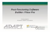 Post-Tensioning Software Builder / Floor Pro · •Implement BIM design workflow with Revit, Etabs, and Robot ... Integrated Modal Vibration Analysis ... general building design software