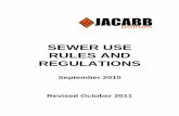SEWER USE RULES AND REGULATIONS - JACABB … · SEWER USE RULES AND REGULATIONS September 2010 Revised October 2011