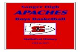 Sanger Apache Boys Basketball thru 2012-13 · Sanger Apache Basketball thru 2012-13 Statistics by Ron Blackwood Boys - 104 seasons ... 5. Adam Martinez 2013 61 Sean ...
