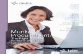 munis eight Steps - Tyler Technologies ·  · 2011-03-04a tyler erp solution. Improve the purchasing ... track open payables, generate checks, ... • Manual data entry and paper