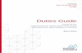 Duties Guide · Case study: the lawyer Committee member and the tenant legal action 32 The legal duty: 32 ... duties that underlie the way you perform your role.