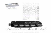 Aaton Cantar-X1 2 - audioservicescanada.comaudioservicescanada.com/guides/cantar_manual-228.pdf · +33 4 7642 9550 Cantar-X User Manual v2.28 (r1) 2009 Aug. 12 p.1 p.1 Aaton Cantar-X1&2