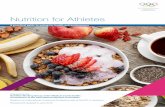 Nutrition for Athletes - olympic.org · Nutrition for Athletes ... use of dietary supplements, but careful use of a ... an irregular or absent menstrual cycle, with one