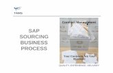 SAP SOURCING BUSINESS PROCESS - TAMS | Total ... EXPERIENCE, DELIVERY SAP SOURCING BUSINESS PROCESS Contract Management Your Contracts Are Your Business